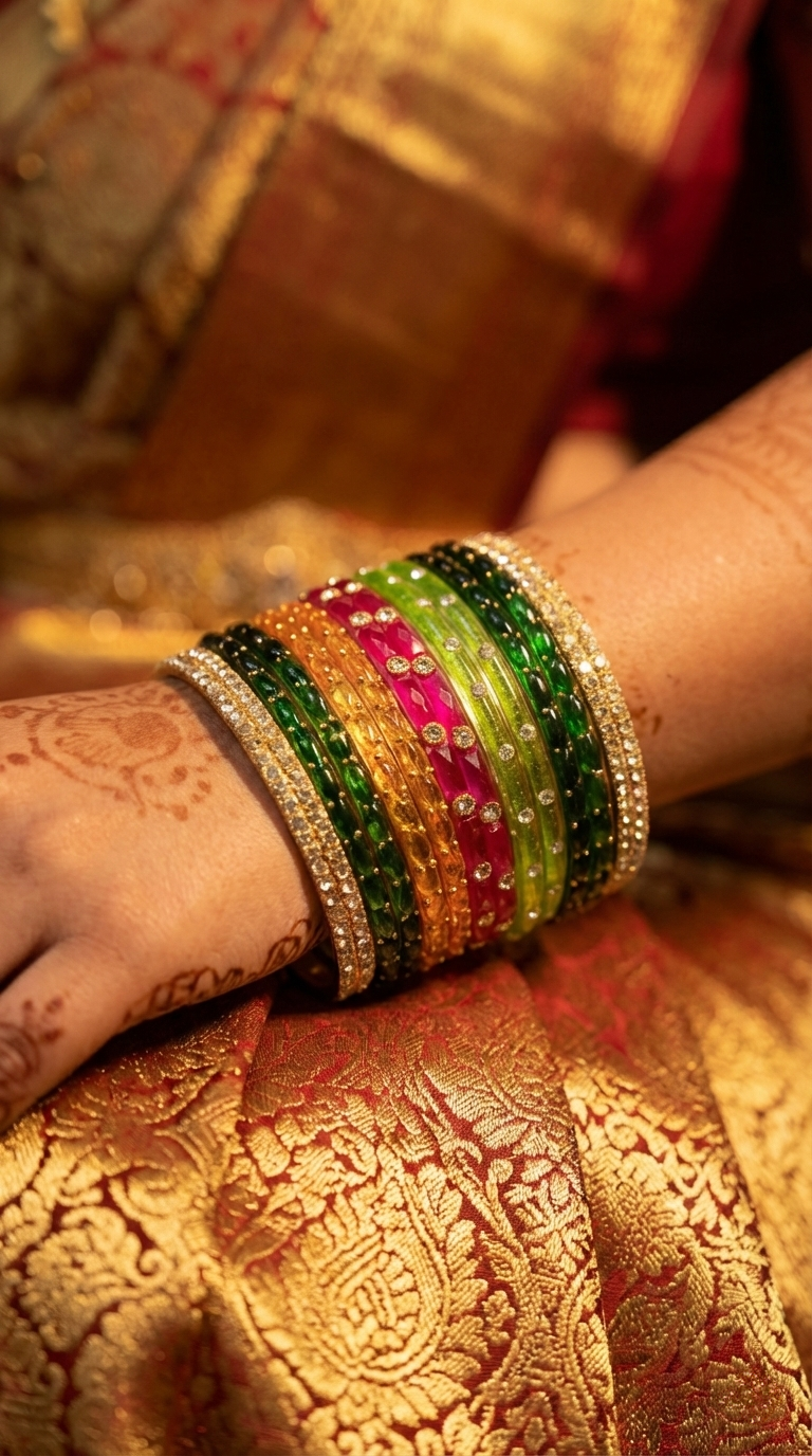 Emerald Grace Chudiya Set